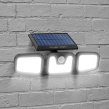 Mozgásérzékelős szolár reflektor, 3 COB LED