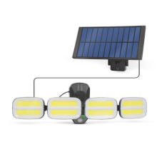 Mozgásérzékelős szolár reflektor, 8 COB LED