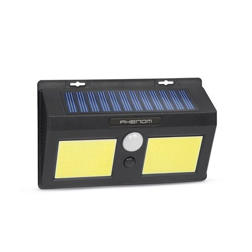 Mozgásérzékelős szolár reflektor, fali, 3 COB LED