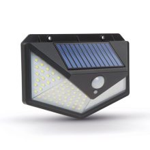 Mozgásérzékelős szolár reflektor, fali, COB LED B