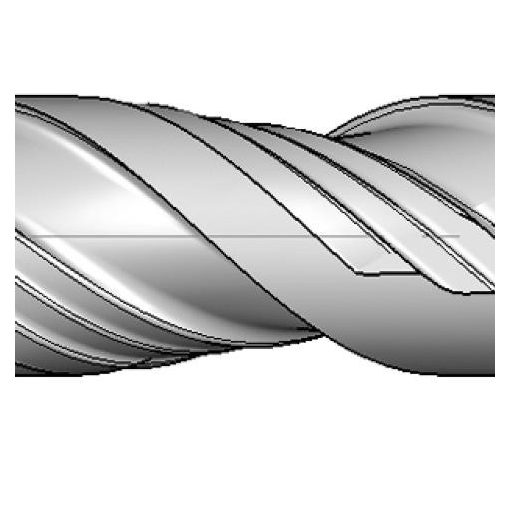 Kőzetfúró 2 élű 6,0…25,0/310…1000 mm DIAGER TWISTER2 